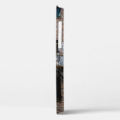 BROWN BRICK GEBOUWD MET GEEL METALE LADDER Case-Mate iPhone CASE (Achterkant / Links)