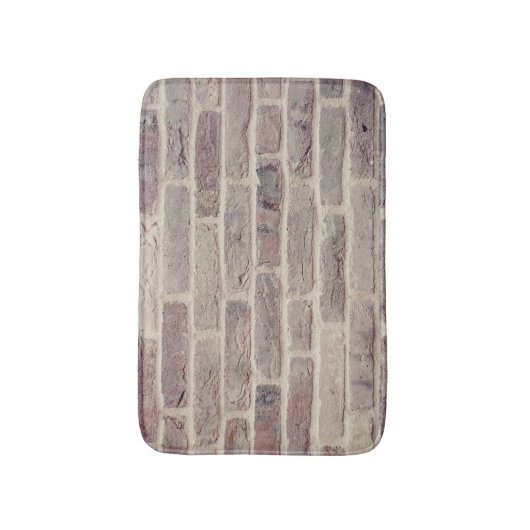 Brown Brick Wall Badmat (Voorkant Verticaal)
