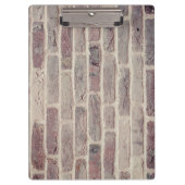 Brown Brick Wall Klembord (Voorkant)