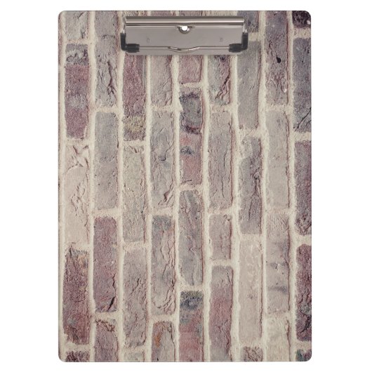 Brown Brick Wall Klembord (Voorkant)