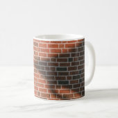 Brown brick wall koffiemok (Voorkant rechts)