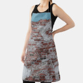 Brown brick wall schort (Insitu)