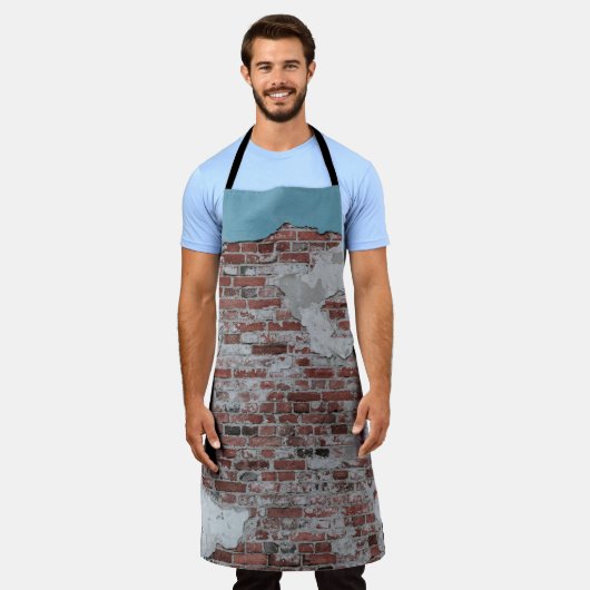 Brown brick wall schort (Gedragen)