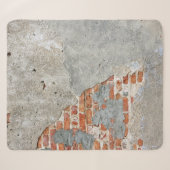 Brown brick wall sherpa deken (Voorkant (horizontaal))