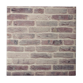 Brown Brick Wall Tegeltje
