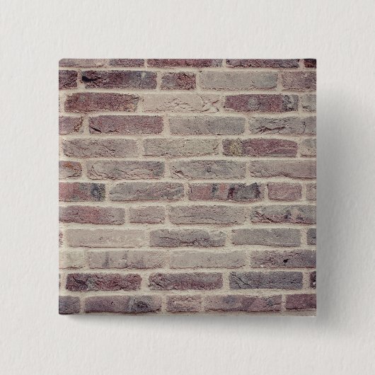 Brown Brick Wall Vierkante Button 5,1 Cm (Voorkant)