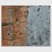 Brown bricked wall cadeaupapier (Vlak)