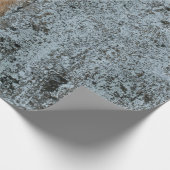 Brown bricked wall cadeaupapier (Hoek)