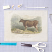 Brown Bull Koe Ephemera Decoupage Boerderij Tissuepapier (Craft)