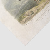 Brown Bull Koe Ephemera Decoupage Boerderij Tissuepapier (Detail)