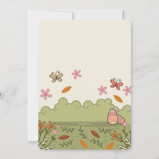 Brown Bunnies Uitnodiging (Achterkant)