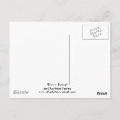 "Brown Bunny" Animal art Briefkaart (Achterkant)