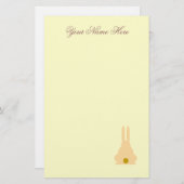Brown Bunny Briefpapier (Voorkant / Achterkant)