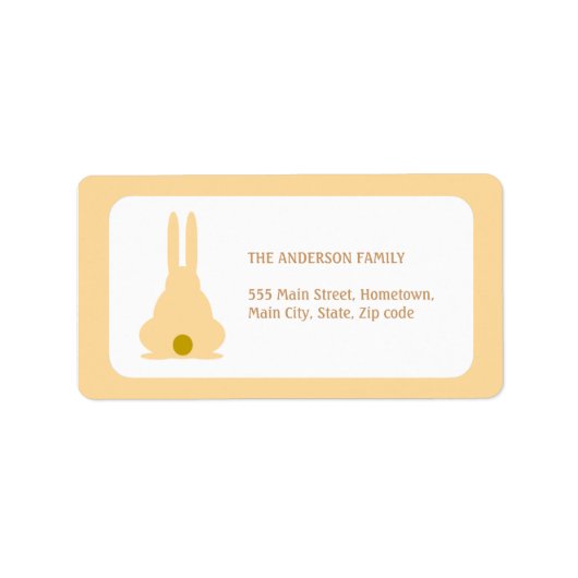 Brown Bunny Etiket (Voorkant)
