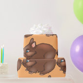 Brown Bunny Rabbit Cadeaupapier
