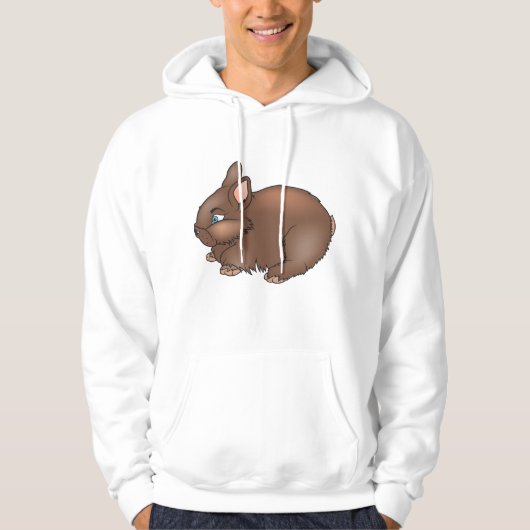 Brown Bunny Rabbit Hoodie (Voorkant)