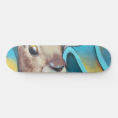 Brown Bunny Rabbit Mural Persoonlijk Skateboard (Horizontaal)