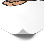 Brown Bunny Rabbit Poster (Hoek)