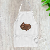 Brown Bunny Rabbit Standaard Schort