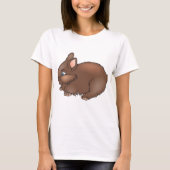 Brown Bunny Rabbit T-shirt (Voorkant)
