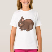 Brown Bunny Rabbit T-shirt (Voorkant)