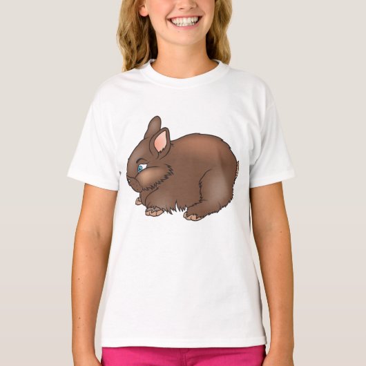 Brown Bunny Rabbit T-shirt (Voorkant)