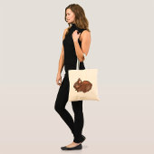 Brown Bunny Rabbit Tote Bag