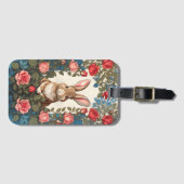 Brown Bunny Roos Tuin Bagagelabel (Voorkant (horizontaal))