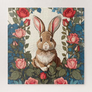 Brown Bunny Roos Tuin Legpuzzel