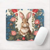 Brown Bunny Roos Tuin Muismat (Met muis)