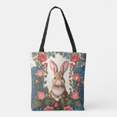 Brown Bunny Roos Tuin Tote Bag (Achterkant)