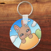 Brown Bunny Sleutelhanger (Voorkant)
