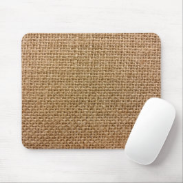 Brown Burlap Muismat