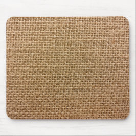Brown Burlap Muismat