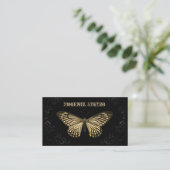 Brown Butterfly Taxidermist Visitekaartje (Staand voorkant)