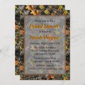 Brown - Camo Bridal Shower-uitnodigingen Kaart (Voorkant / Achterkant)