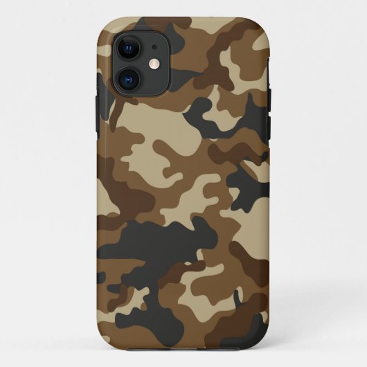 Brown Camo iPhone 5 Hoesje (Achterkant)