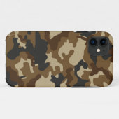 Brown Camo iPhone 5 Hoesje (Achterkant (horizontaal))