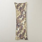 Brown Camo Lichaamskussen (Achterkant (Verticaal))