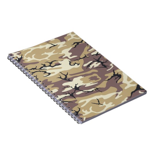 Brown Camo Notitieboek (Rechterzijde)