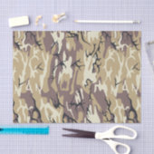 Brown Camo Tissuepapier (Craft)