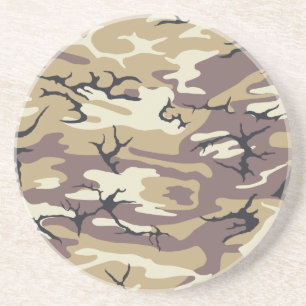 Brown Camo Zandsteen Onderzetter