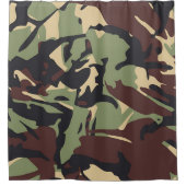 Brown Camou Douchegordijn (Voorkant)