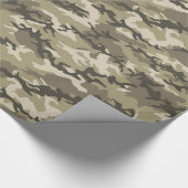 Brown Camouflage Cadeaupapier (Hoek)