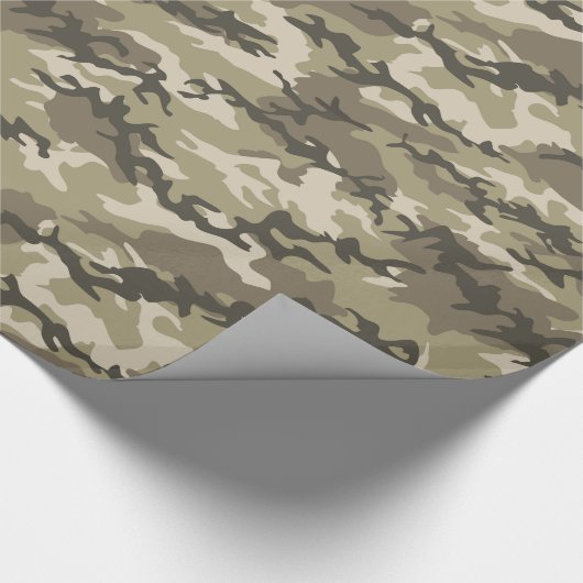 Brown Camouflage Cadeaupapier (Hoek)