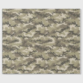 Brown Camouflage Cadeaupapier (Vlak)