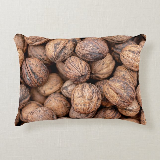 Brown cashew nuts accent kussen (Voorkant)