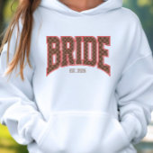 Brown Checkered Luxury Varsity BRIDE Trui