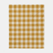 Brown Checkered Square Seamless Pattern Fleece Deken (Voorkant)