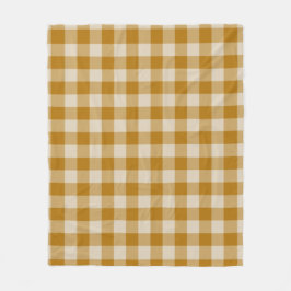 Brown Checkered Square Seamless Pattern  Fleece Deken